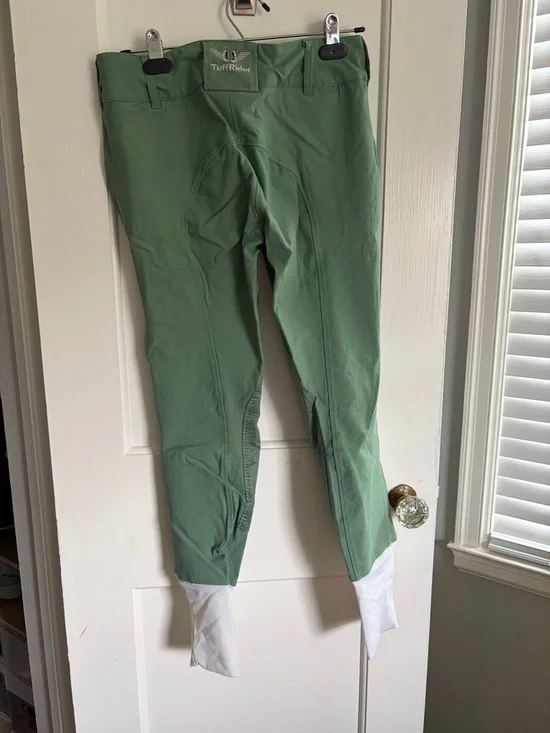Tuff Rider Green Riding Breeches - Picture 2 of 4